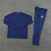2023/2024 Portugal Half-Pull Training Suit Royal Blue Football Shirt