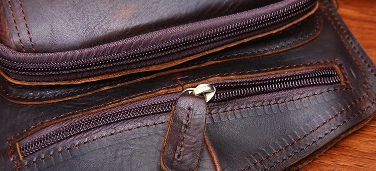 Handmade Oilwax Leather Small Shoulder Bag