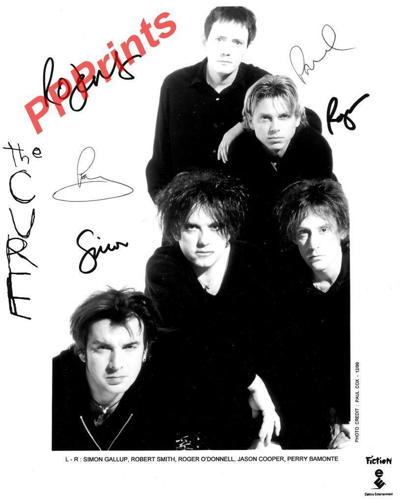 THE CURE SIGNED AUTOGRAPHED 10X8 REPRODUCTION Photo Poster painting PRINT Robert Smith