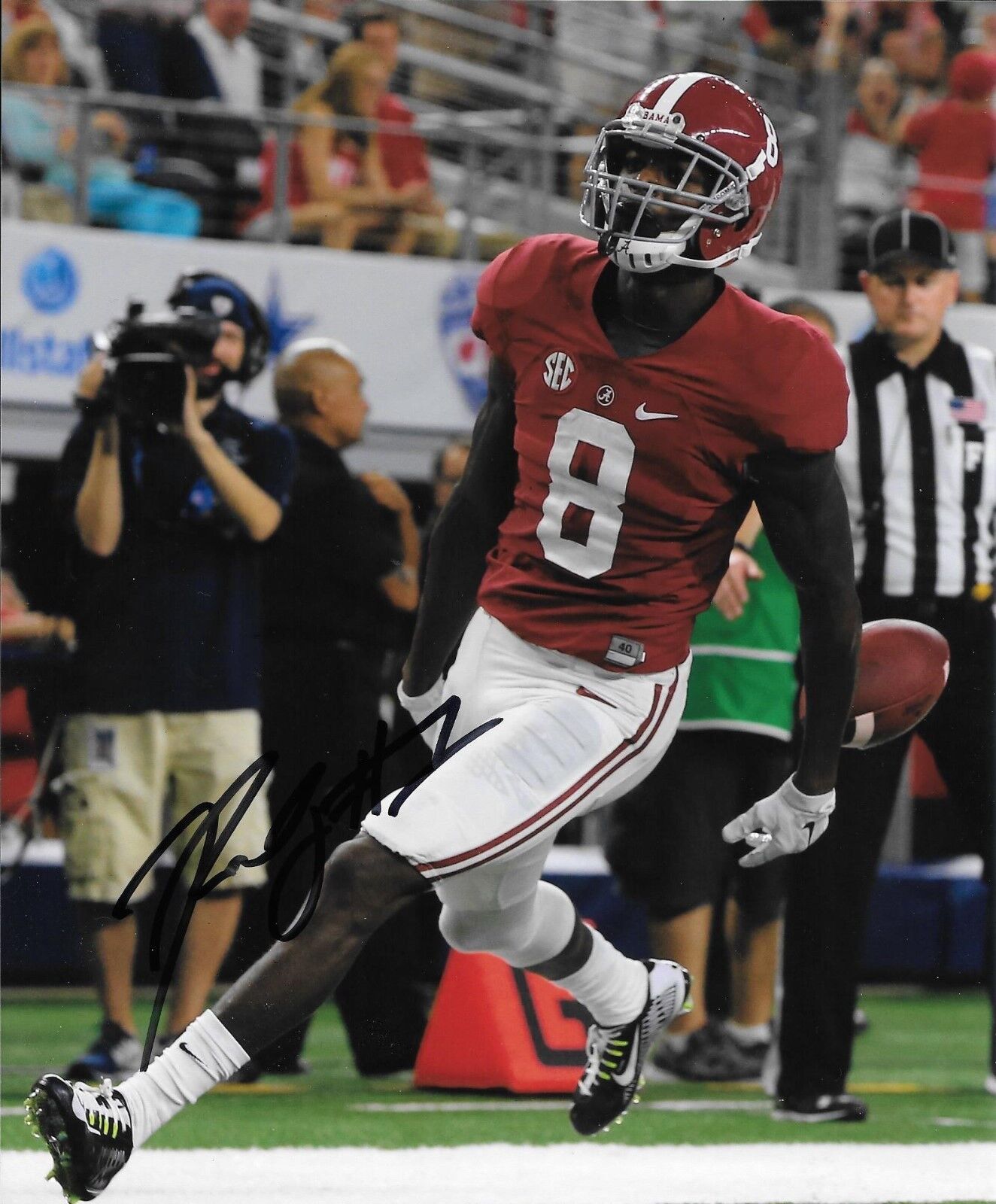 ROBERT FOSTER HAND SIGNED ALABAMA CRIMSON TIDE 8X10 Photo Poster painting W/COA