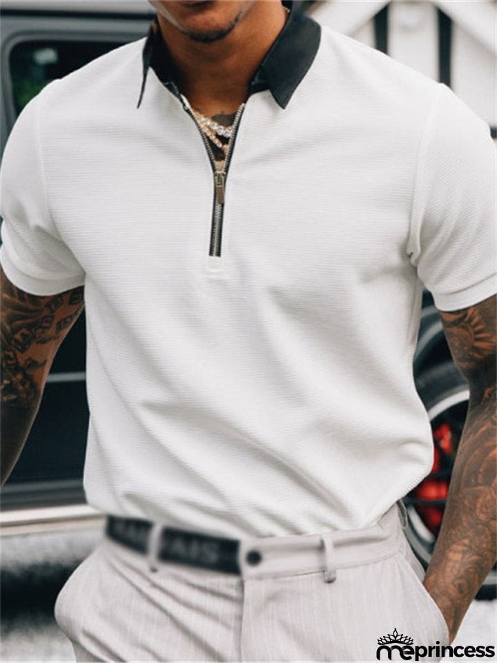 Unconventional High-class Nice Solid Men's Polo Shirts