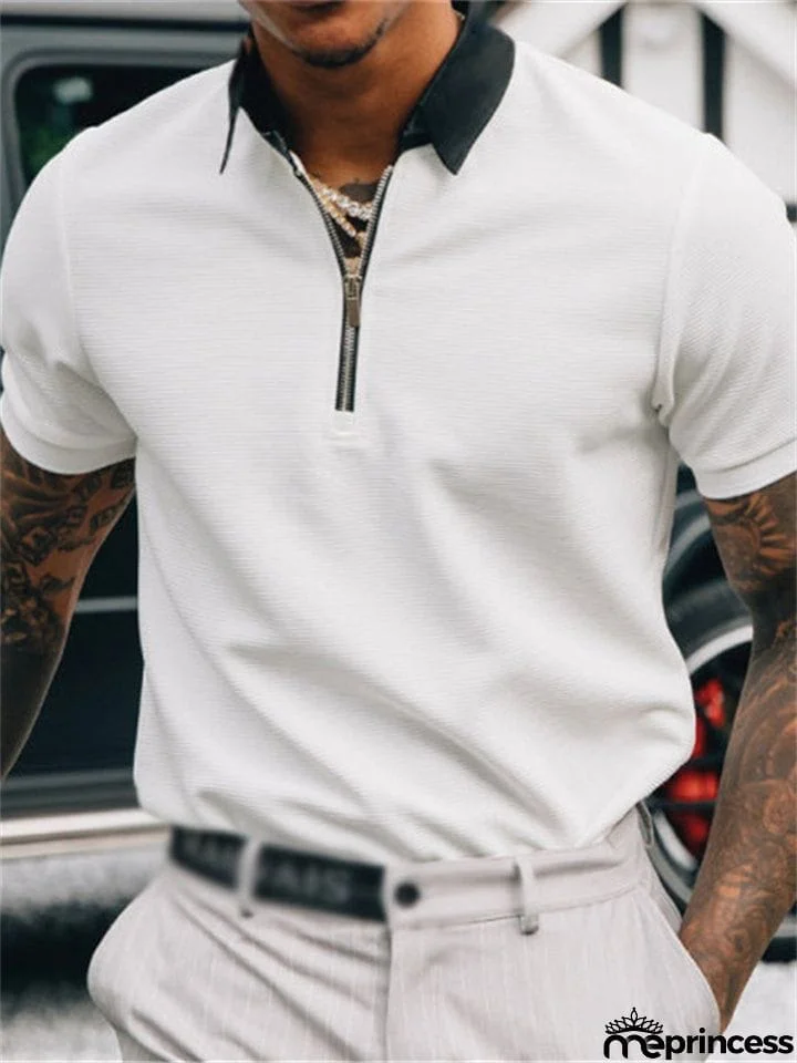 Unconventional High-class Nice Solid Men's Polo Shirts