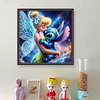 Elf And Stitch - 11CT Stamped Cross Stitch - 40*40cm - Disney