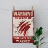 Beware Of You Have Been Warned - Vintage Metal Signs(12*16Inch) - Warning