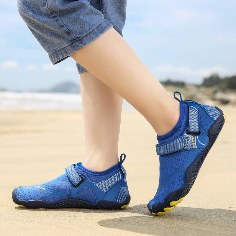 school supplies  Children Aqua Shoes Solid Color  Barefoot Water Beach Wading Child Summer Non-Slip Sport Swimming Watersport Beach Shoes Kids