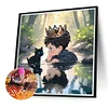 Diamond Painting-DIY Full Round Drill Fairy Tale World(40*40 CM)
