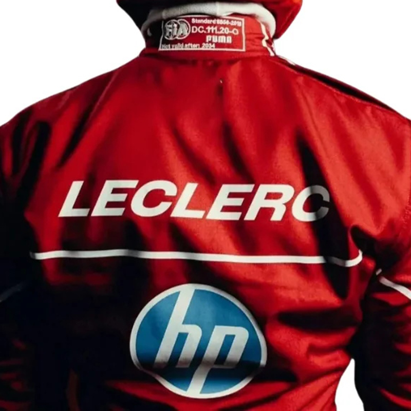 Men's Red Racing Print Jumpsuit