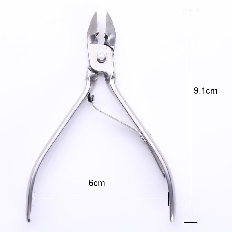 Nail Cuticle Nail Nipper Clipper Stainless Steel Dead Skin Remover Tweezer Trimming Clipper Pedicure  Push Manicures Nail Tools