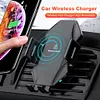 Wireless Car Charger Cell Phone Stand 15W Fast Charging for iPhone 15 Galaxy S23