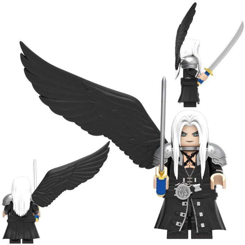 Sephiroth from Final Fantasy Custom Minifigure Minifigure Bricks monstertoys