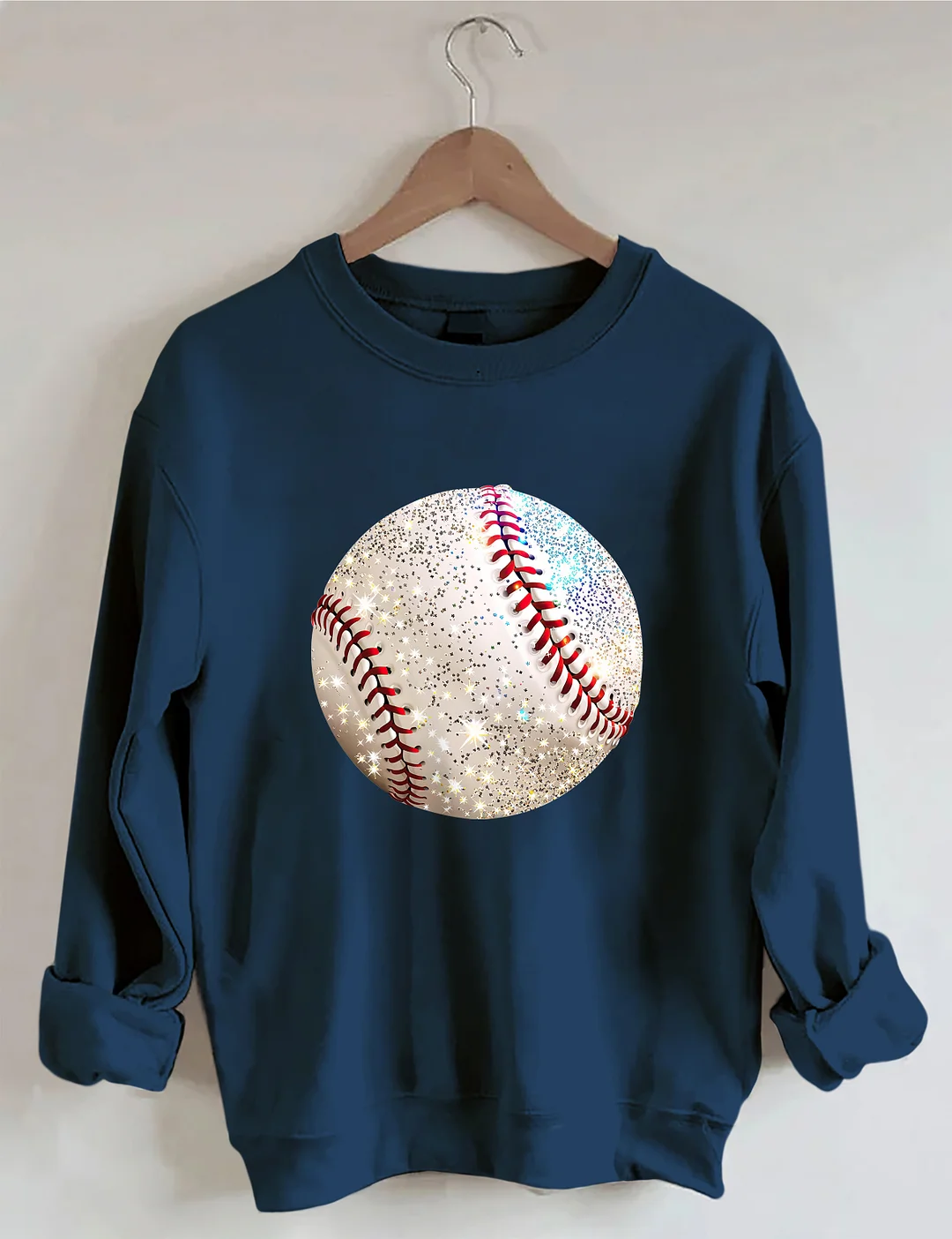 Glitter Baseball Game Day Sweatshirt