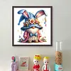 Rabbit Gnome-11CT Stamped Cross Stitch 45*45cm/17.72*17.72in tapestrymarket