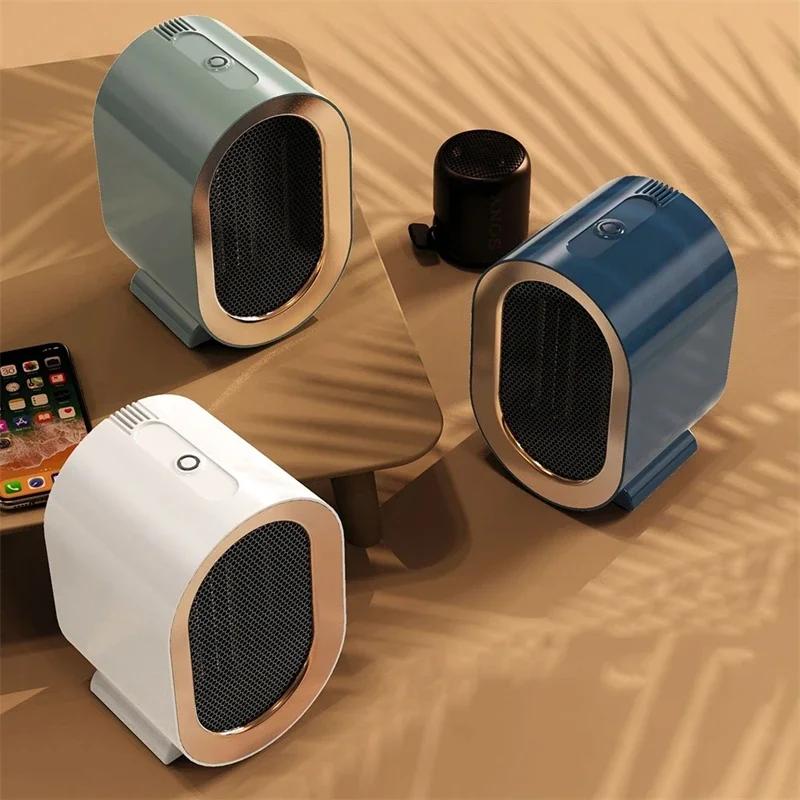 Mini portabil &icirc;ncălzitor electric de masă, ventilatoare de &icirc;ncălzire cu consum redus, &icirc;ncălzitor de birou pentru m&acirc;ini și picioare la domiciliu, iarna
