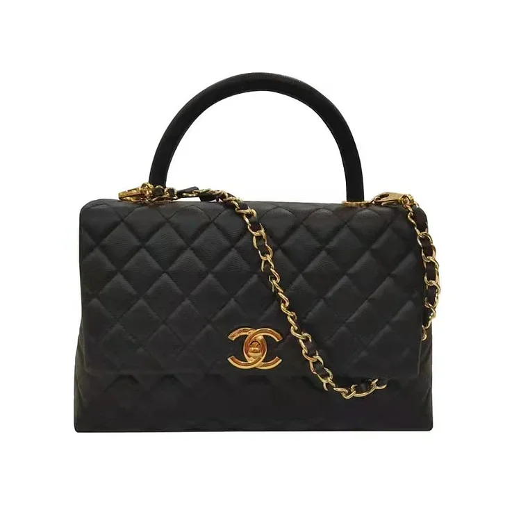 CHANEL MAXI FLAP BAG WITH TOP HANDLE