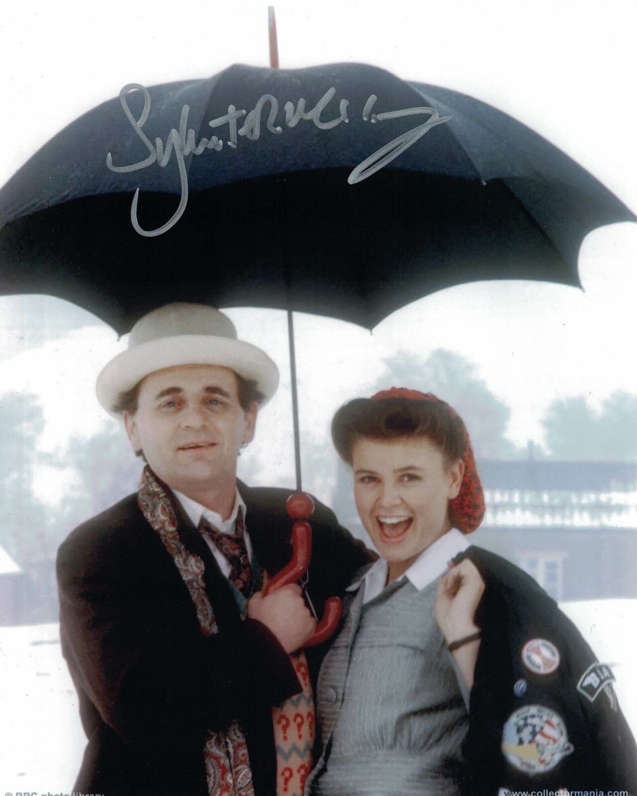 SYLVESTER MCCOY - 7th Doctor Who - hand signed 10 x 8 Photo Poster painting