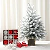 9PCS New Year Christmas's Tree 8CM Decor Balls Set