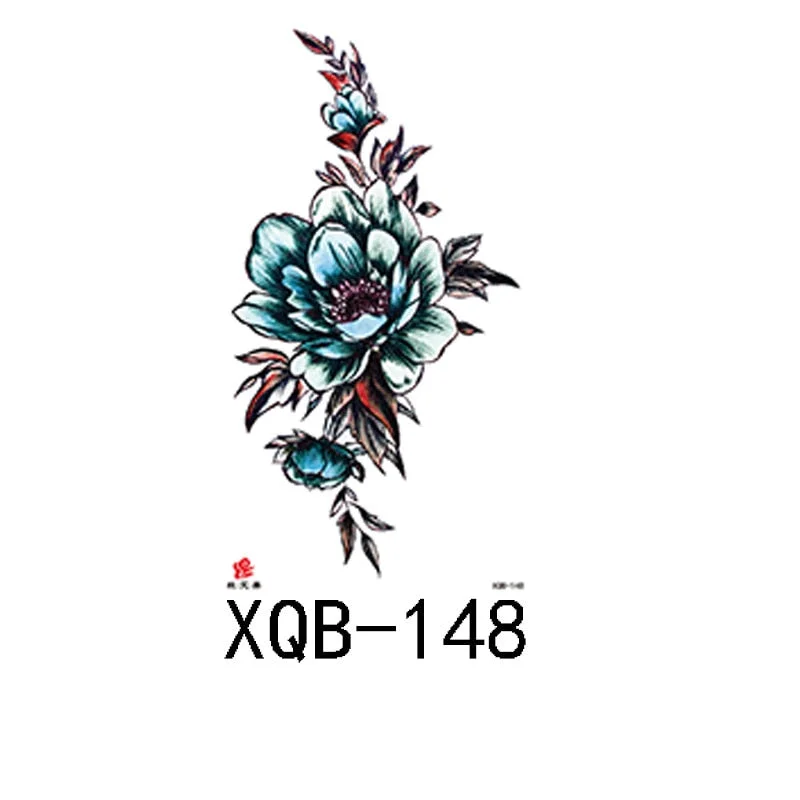 Small Full Arm Waterproof Tattoo Sticker Half Arm Arm Fierce Wolf Head Animal Arm Lasting European and American Tattoo Sticker