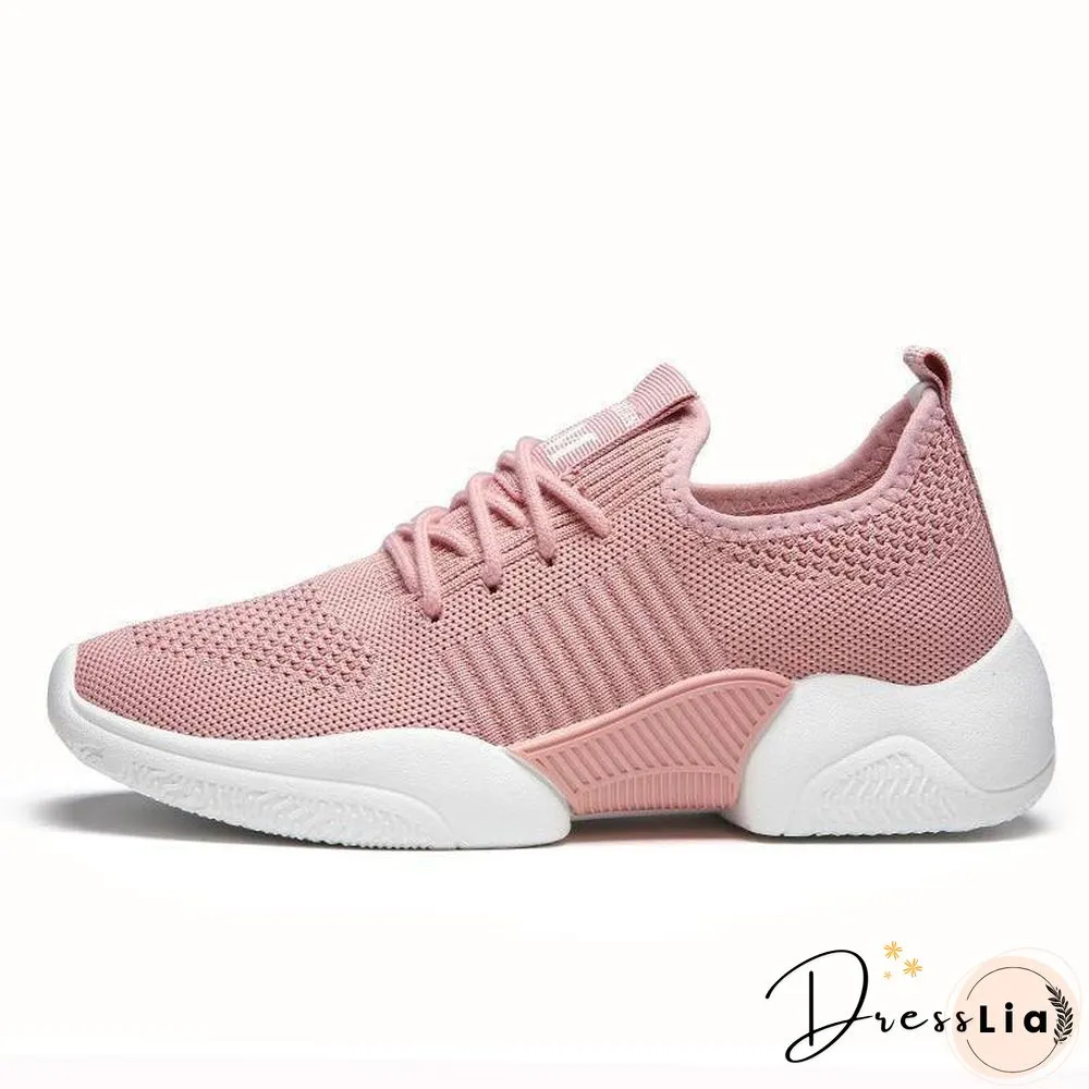 Womens Fashion Casual Shoes Lightweight Platform Ladies Breathable Sneakers Tenis Feminino