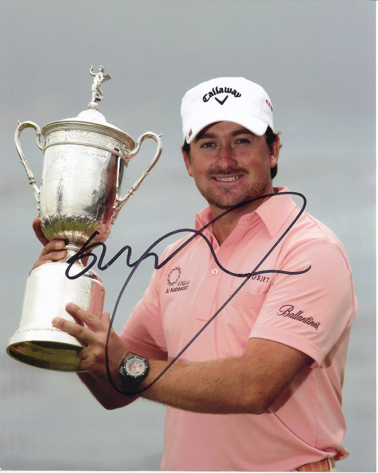 Graeme Mcdowell Signed 10X8 Photo Poster painting US OPEN AFTAL COA (3020)