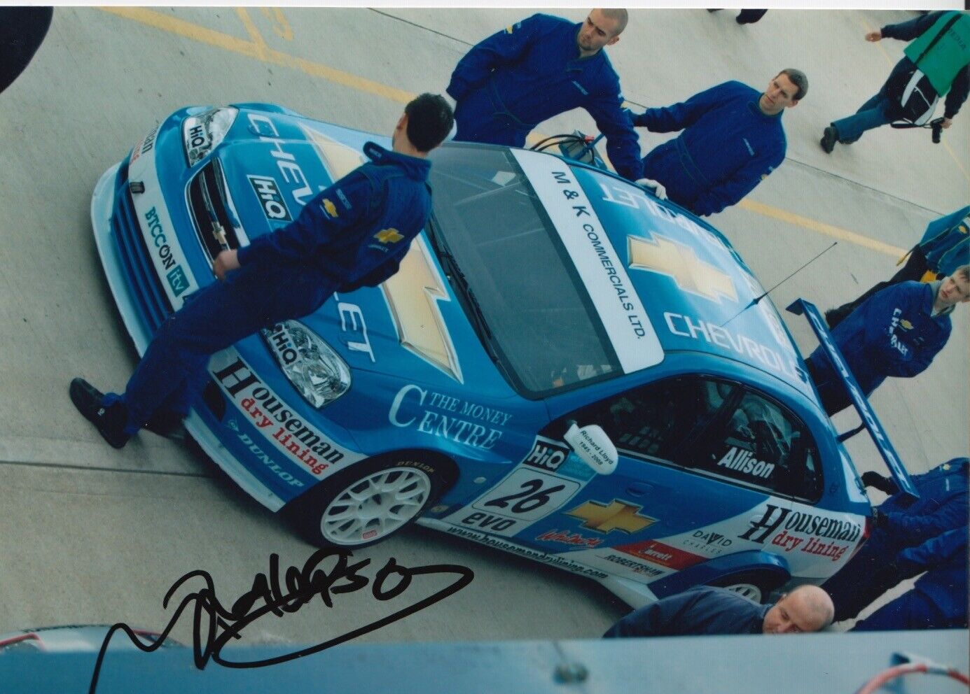 Matt Allison Hand Signed 7x5 Photo Poster painting - Touring Cars Autograph 1.