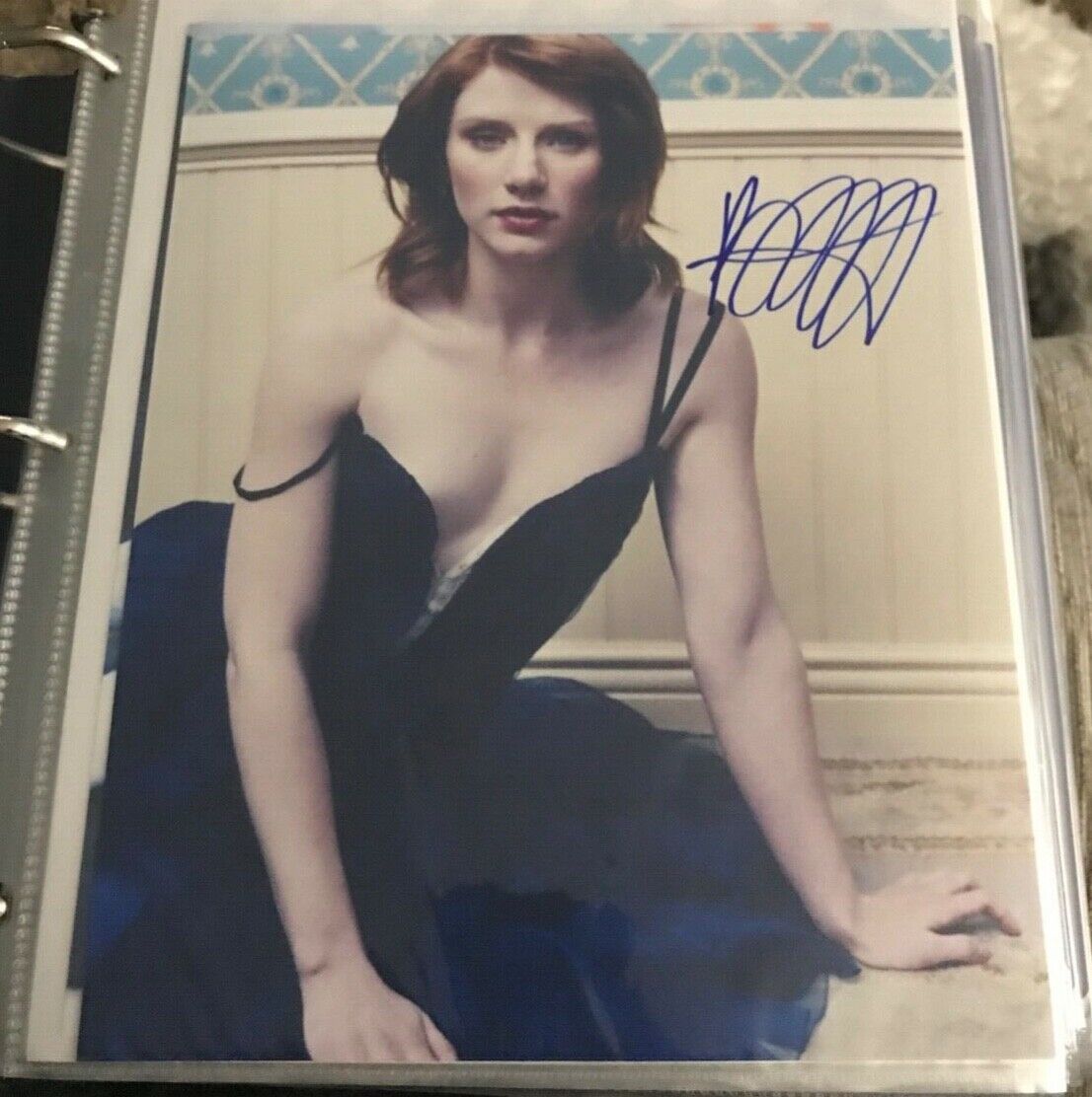 BRYCE DALLAS HOWARD hand signed autographed 8x10 Photo Poster painting with COA  Shipping!