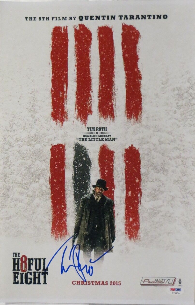 Tim Roth Signed Reservoir Dogs Authentic Autographed 11x17 Photo Poster painting PSA/DNA #Y79978