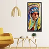 >SALE<5D Full Square Drill Diamond Painting Indian Woman Rhinestones Mosaic Art