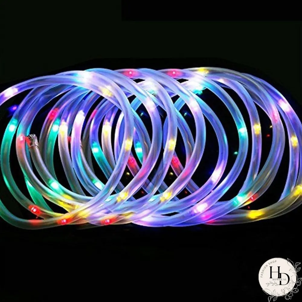 10M 100LED Solar Rope Tube for Garden Lights Waterproof IP67 50LED Solar Powered Lamp Christmas Wedding Lamp Outdoor String Light