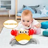 Children's electric automatic induction crab toy can crawl intelligent obstacle avoidance cartoon small toy
