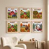 Stamped Cross Stitch Kit for Adults Rural Landscape 14CT tapestrymarket