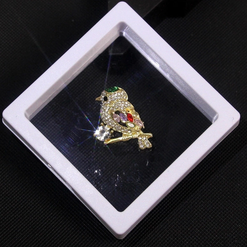 Basic Modern Style Classic Style Pin Animal Flower Alloy Plating Inlay Artificial Pearls Rhinestones Women’s Brooches