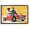 Skull And Car-11CT Stamped Cross Stitch 60*40cm/23.62*15.75in(Big Size)