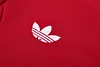 Joyfball 2024/2025 Arsenal Long Zipped Jacket Red Soccer Jersey 1:1 Thai Quality 