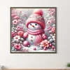 Diamond Painting-DIY Full Round Drill Xnas Snowman