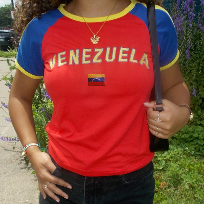 Hope Peace Forever Stand For Venezuela Art Cotton Blend T-shirt artswardrobe