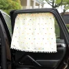 Car Sun Shield Floral Car Side Window Privacy Curtain