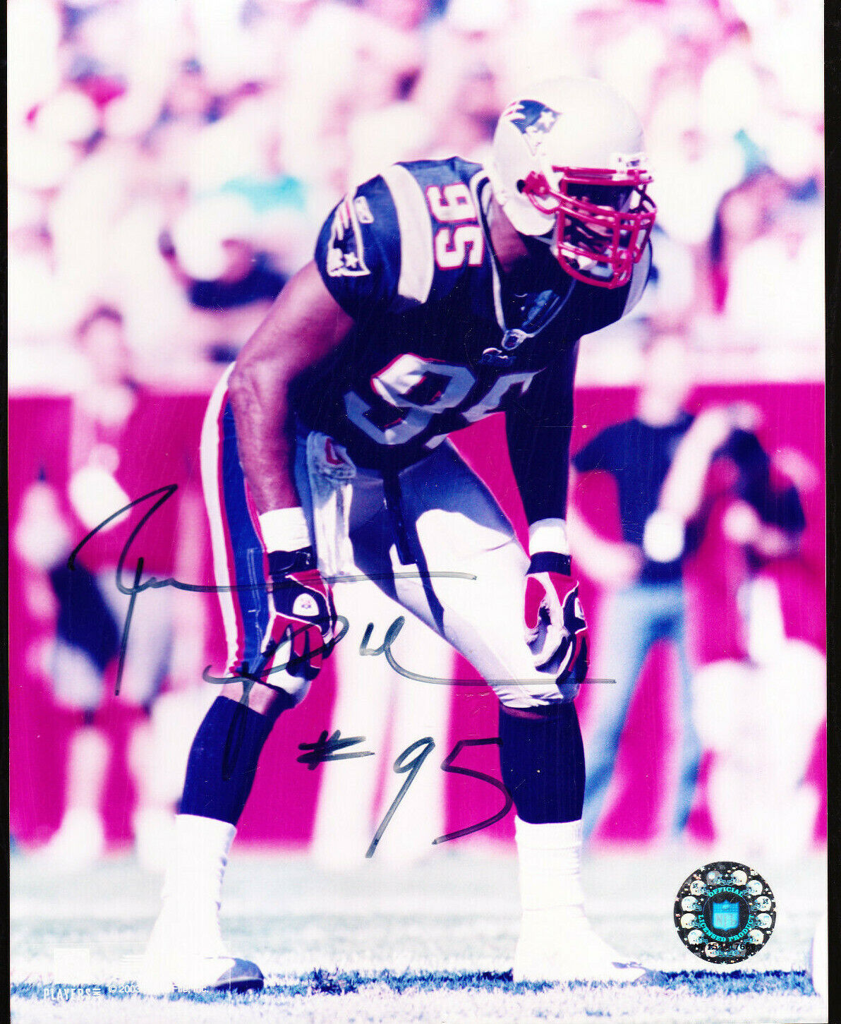 ROMAN PFIFER AUTOGRAPH SIGNED 8X10 Photo Poster painting NEW ENGLAND PATRIOTS COA