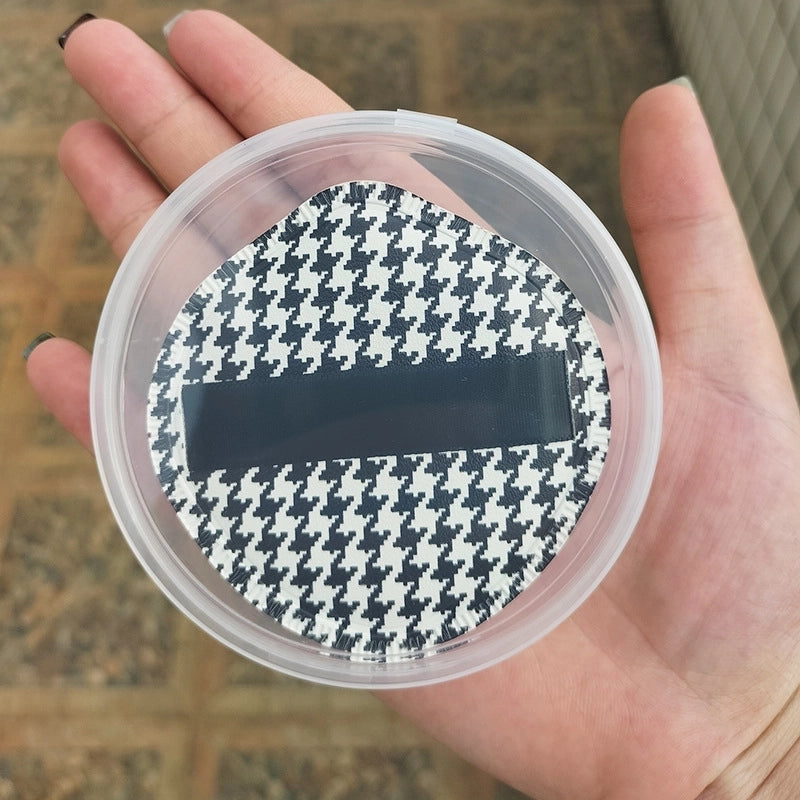 Classic Style Geometric Cotton Makeup Puff 1 Piece