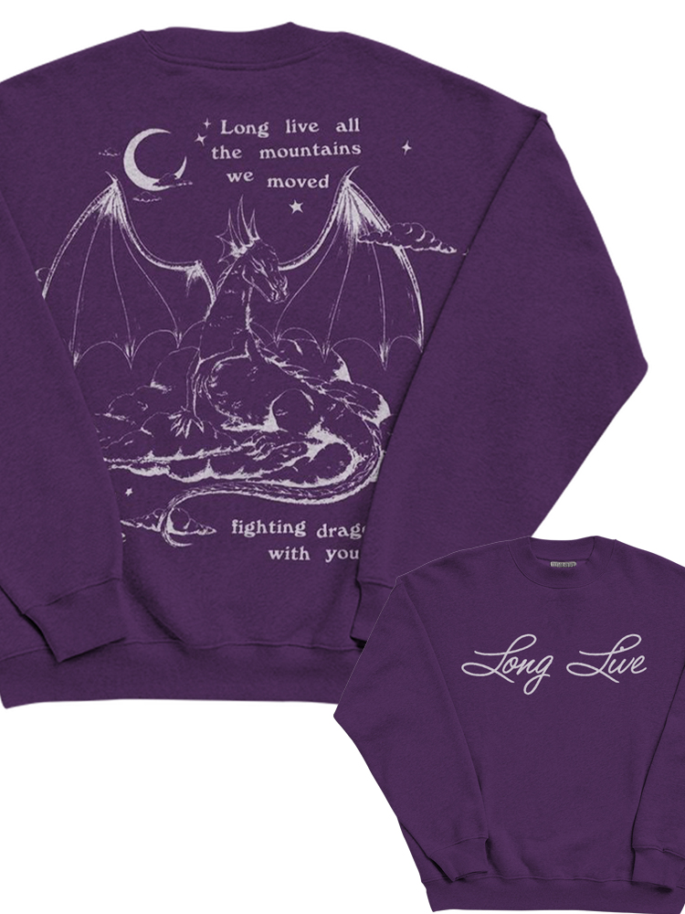 TS Long Live Fighting Dragons with You Cozy Sweatshirt