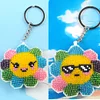 Bead Embroidery - 2Pcs Sunflower Bead Cross Stitch Keychain Kit
