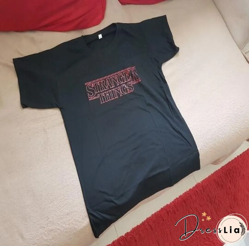 New Unisex Fashion T-Shirt Letter Print Short Sleeve Summer Fashion Sports Woman/Men T Tee Shirt