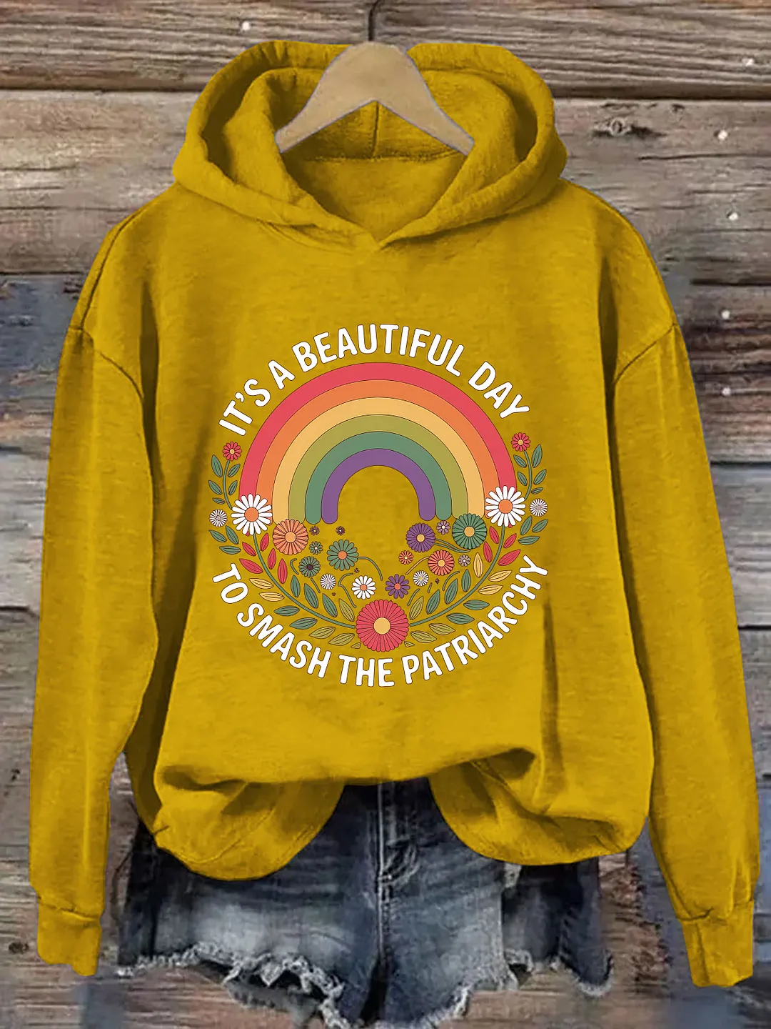 It's A Beautiful Day To Smash The Patriarchy Hoodie