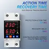 Over Under Voltage Protector 40A/63A 220V Dual Display Adjustable Protector