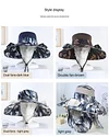 Summer Hat With Fan For Men And Women Charging Sun Protection Sunshade Large Brim Fisherman Hat Adult Camouflage Hat Anti-Ultraviolet