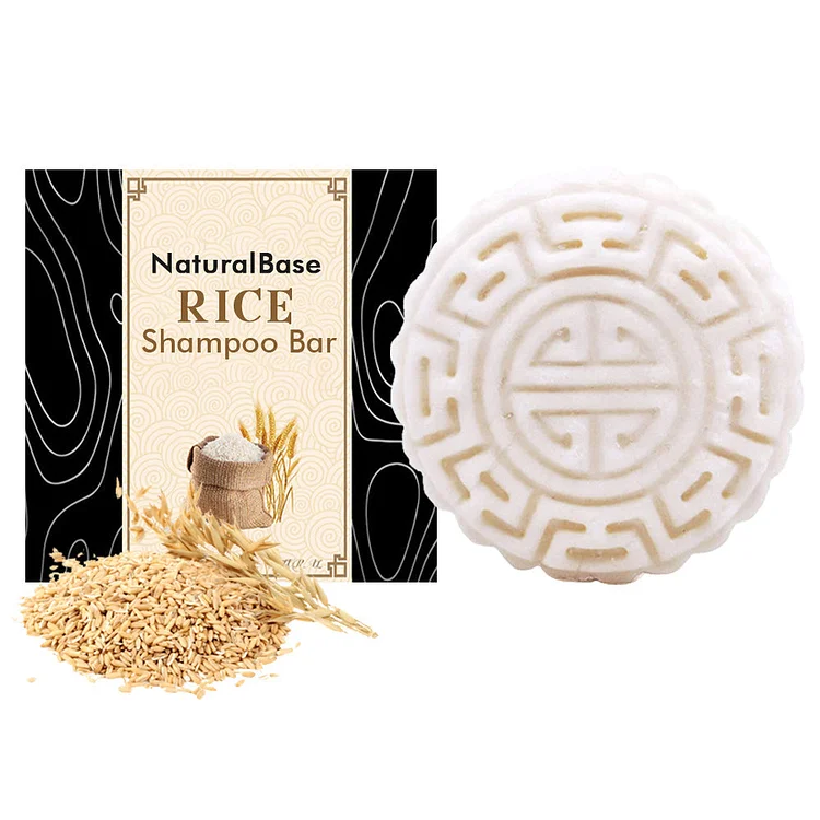 NaturalBase Rice Water Shampoo Bar
