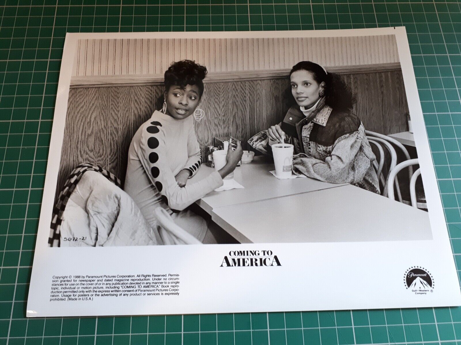 Coming to America original press Photo Poster paintinggraph Eddie Murphy James Earl Jones W