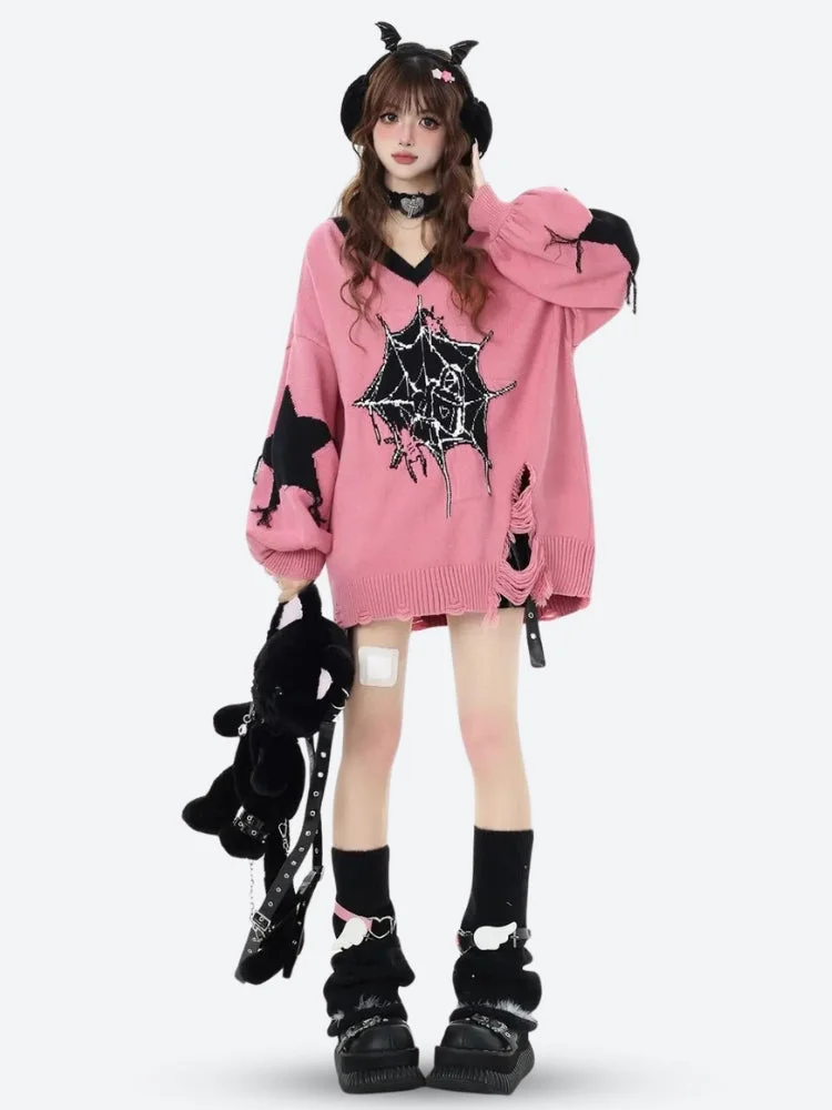Brownm Goth Sweater