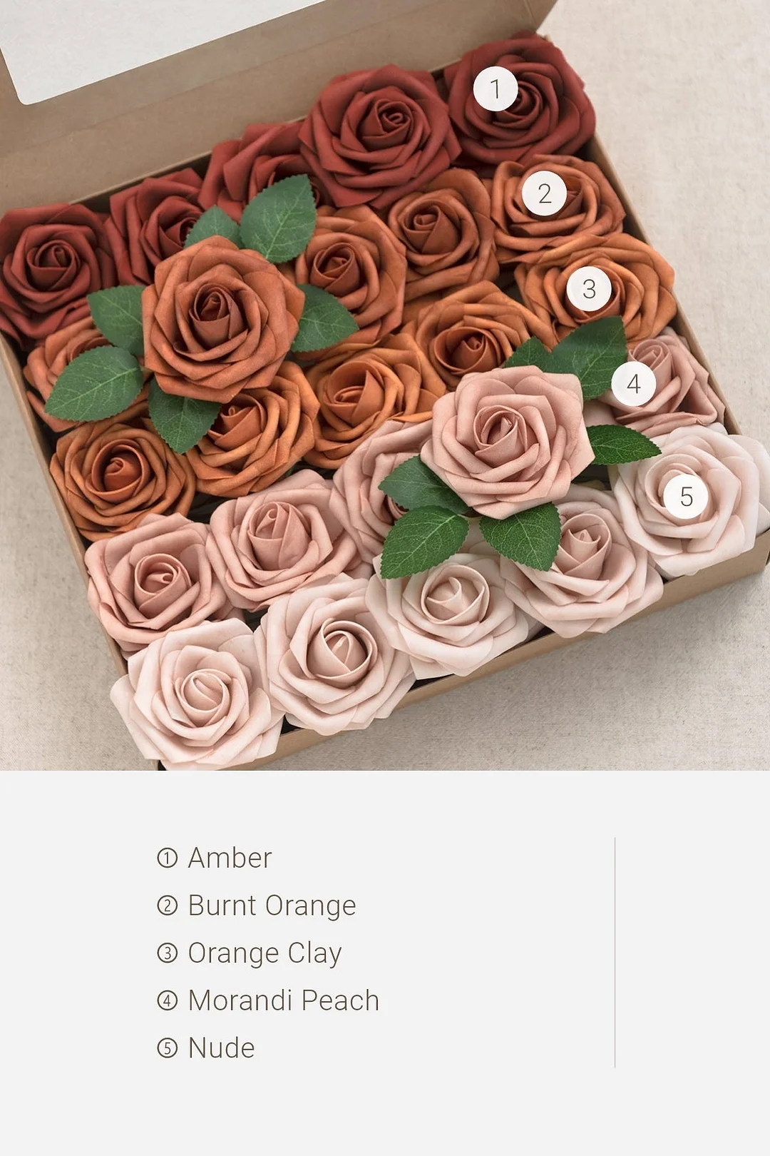 3" Foam Rose with Stem - 56 Colors