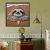 Diamond Painting -DIY Round Drill Stone Art Sloth(40x40cm)