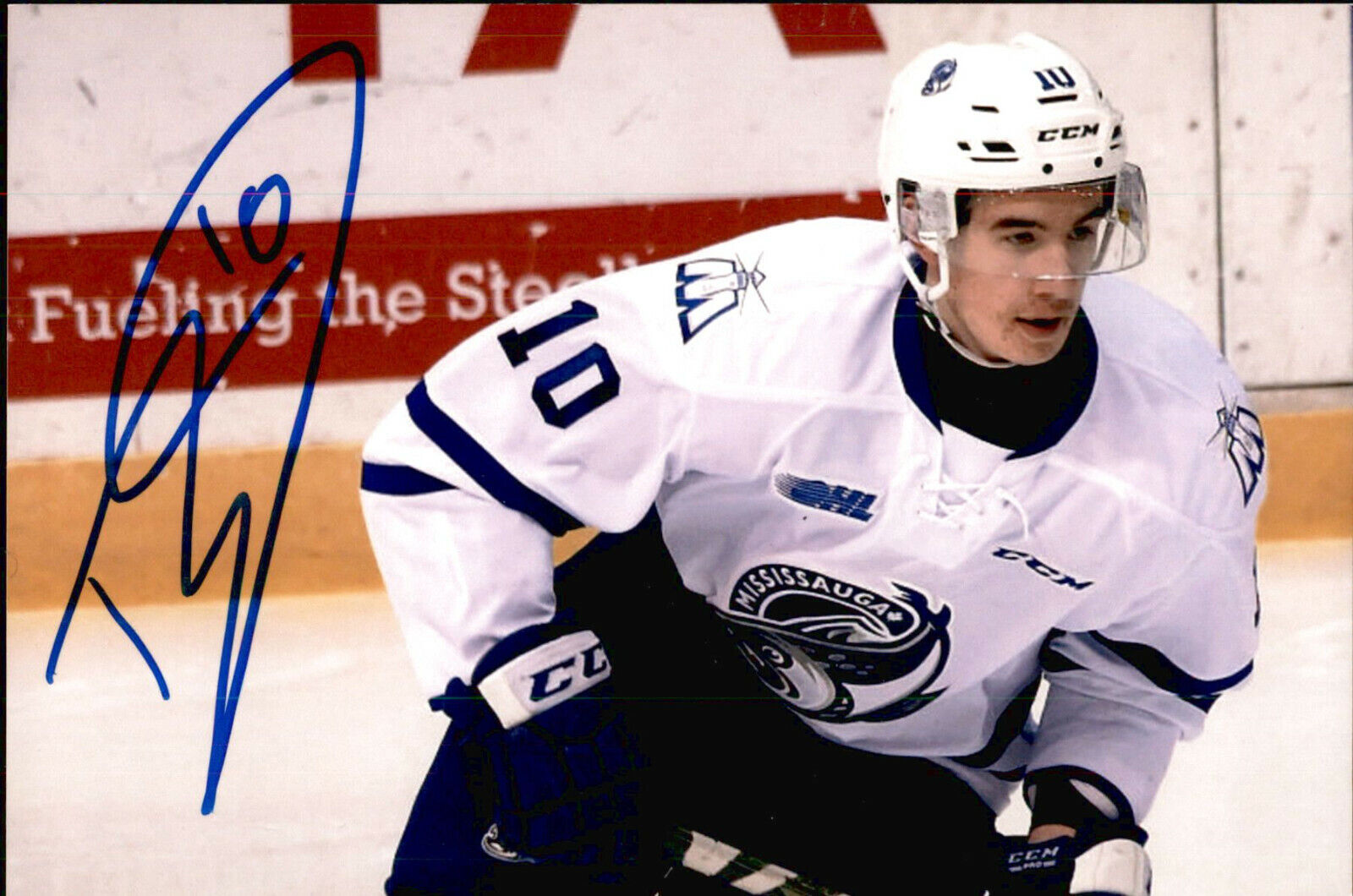 Ryan Mcleod IGNED 4x6 Photo Poster painting MISSISSAUGA STEELHEADS / EDMONTON OILERS